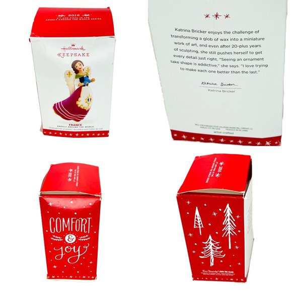 Hallmark Keepsake Angels Around The World France Christmas Tree Ornament 2016 - Picture 1 of 10